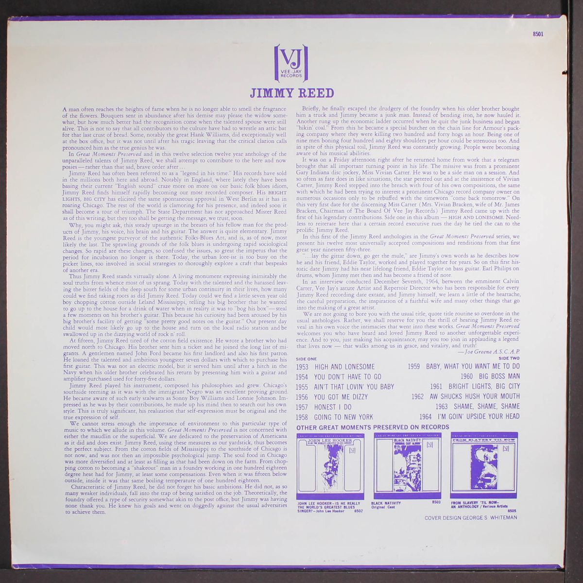 the legend, the man by JIMMY REED