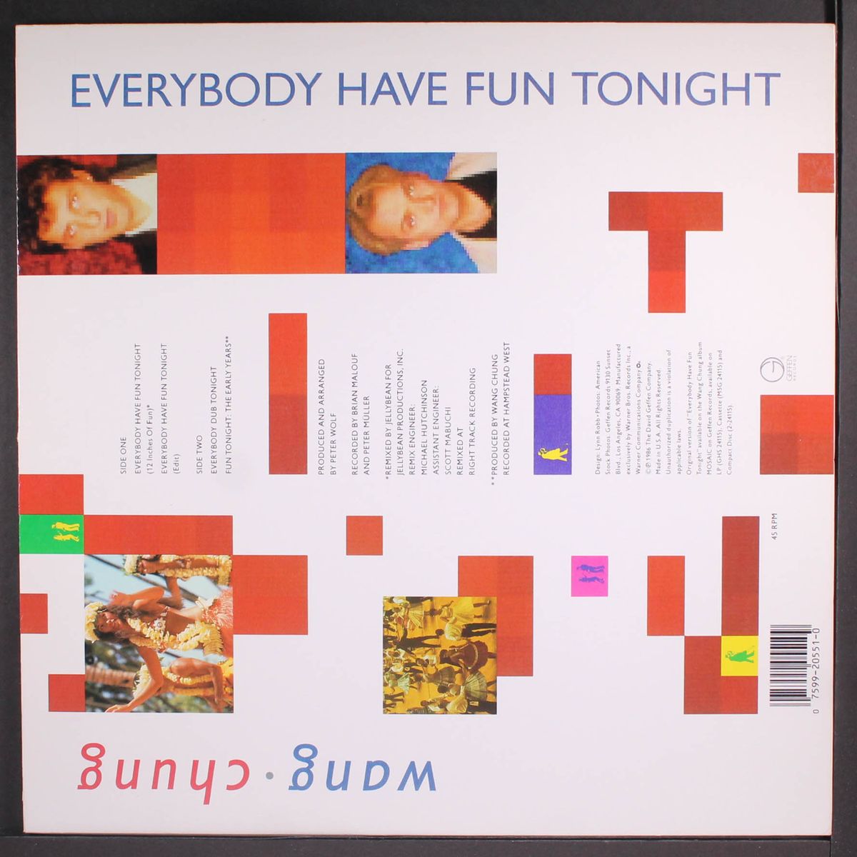 everybody have fun tonight by WANG CHUNG