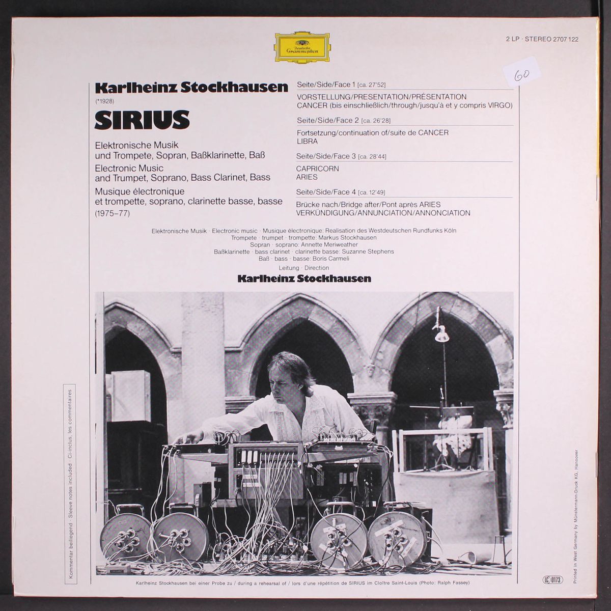 sirius by KARLHEINZ STOCKHAUSEN