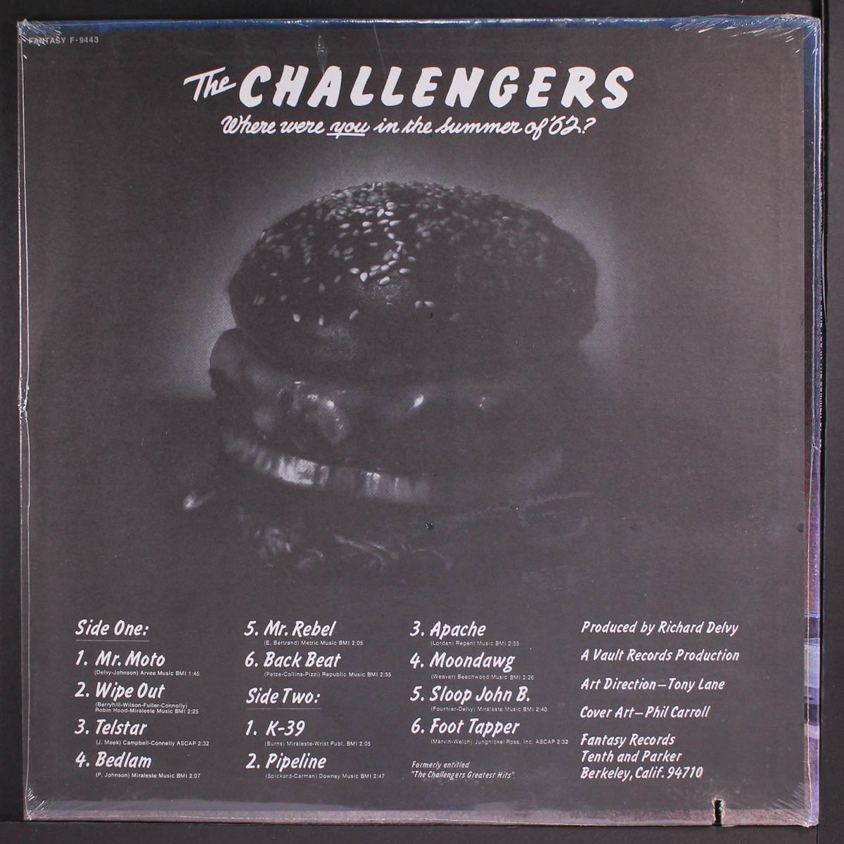 where were you in the summer of '62? by CHALLENGERS