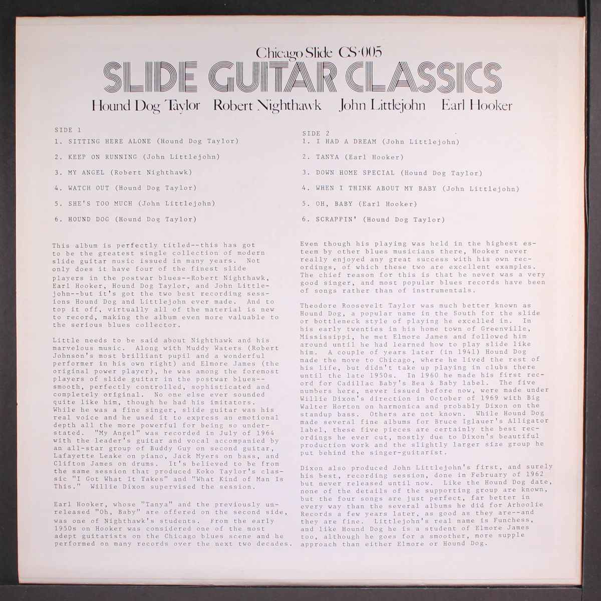 slide guitar classics by VARIOUS