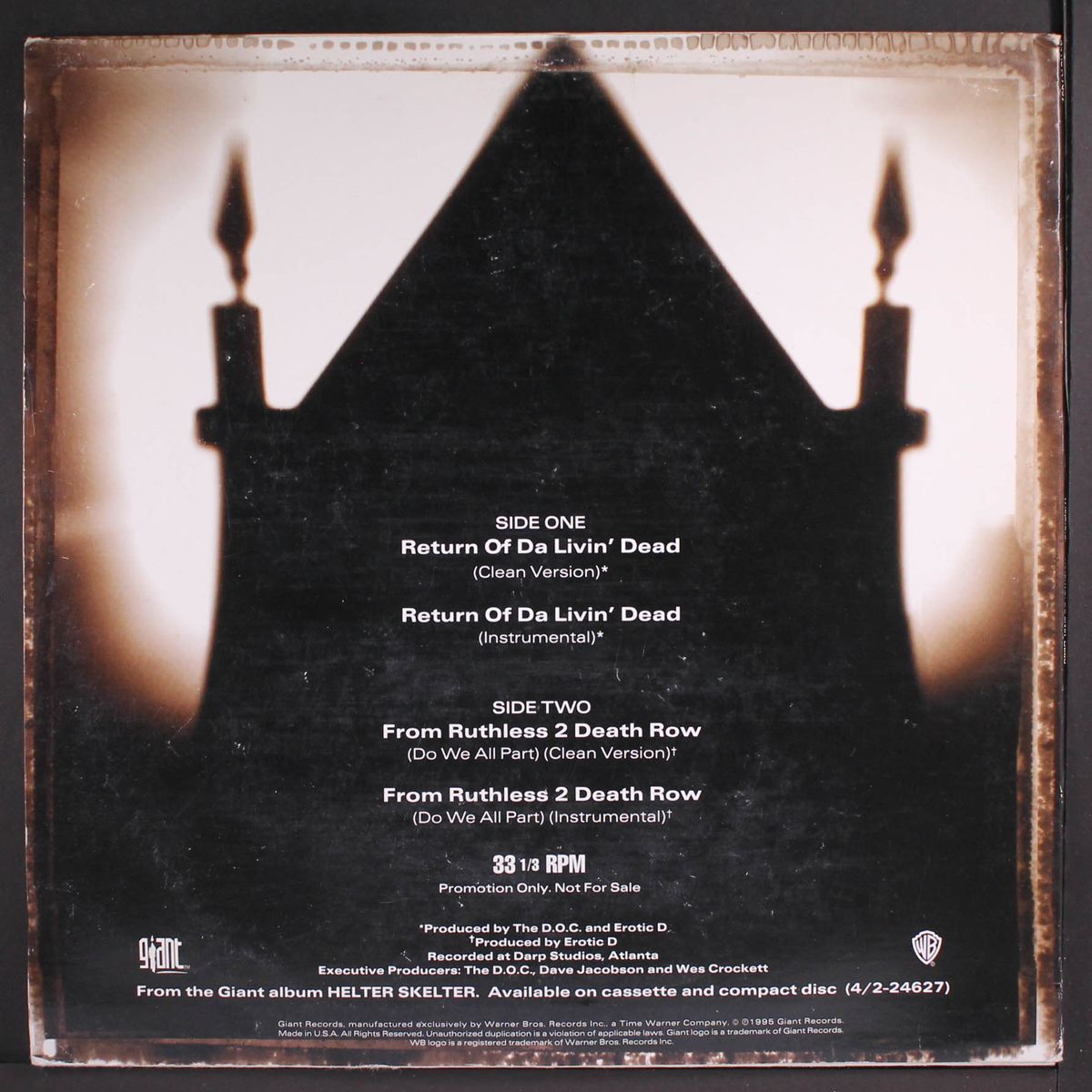 return of da livin' dead / from ruthless to deathrow by D.O.C.