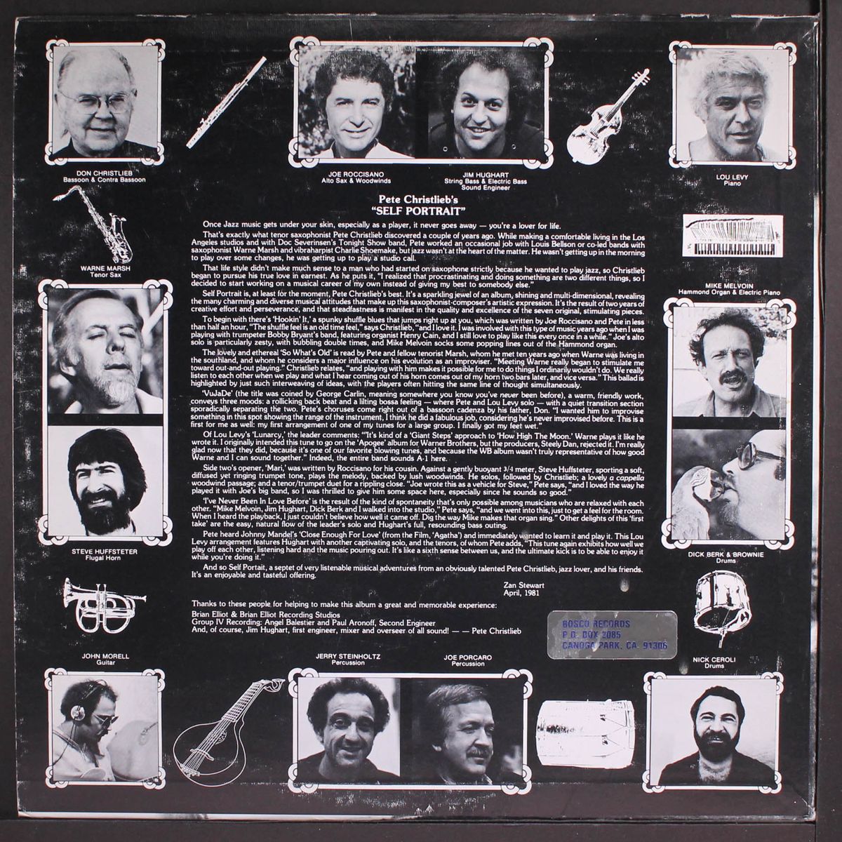 self portrait by PETE CHRISTLIEB