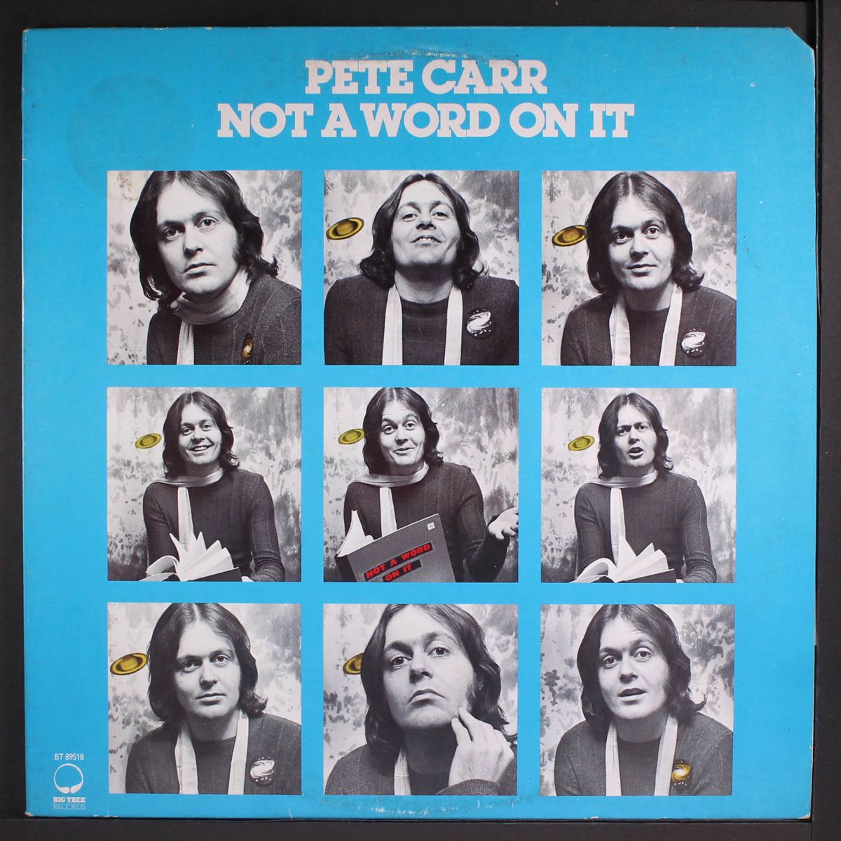 not a word on it by PETE CARR