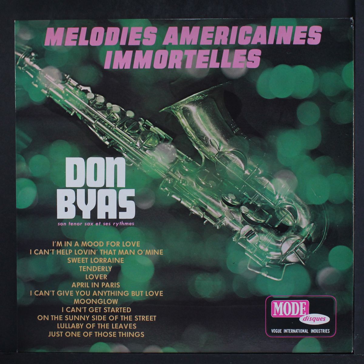 melodies americaines immortelles by DON BYAS