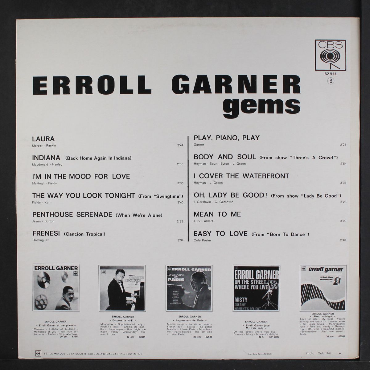 gems by ERROLL GARNER