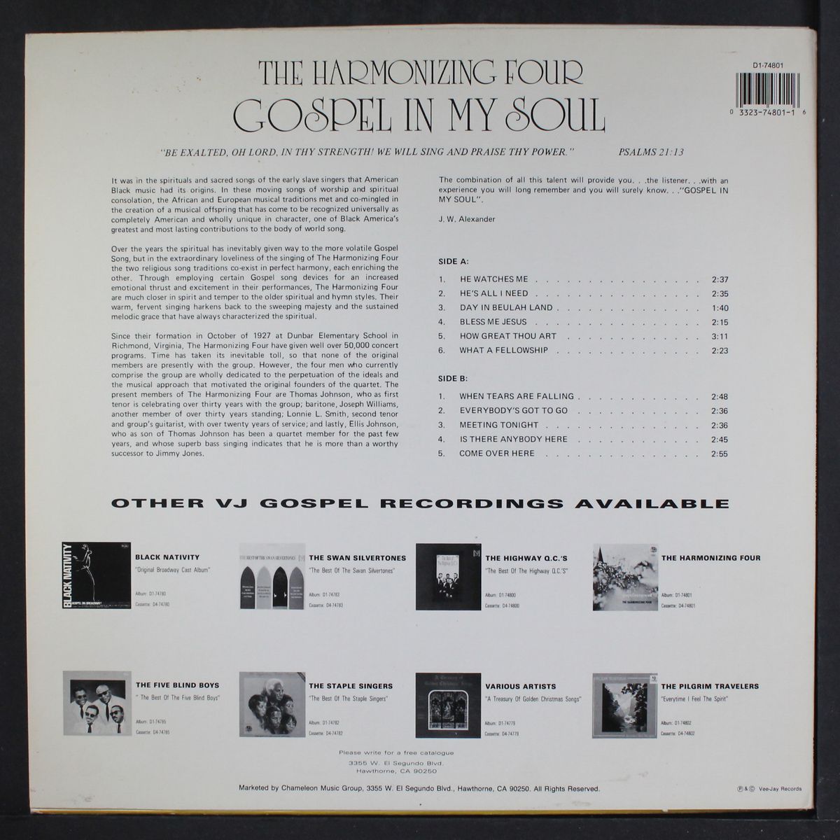 gospel in my soul by HARMONIZING FOUR