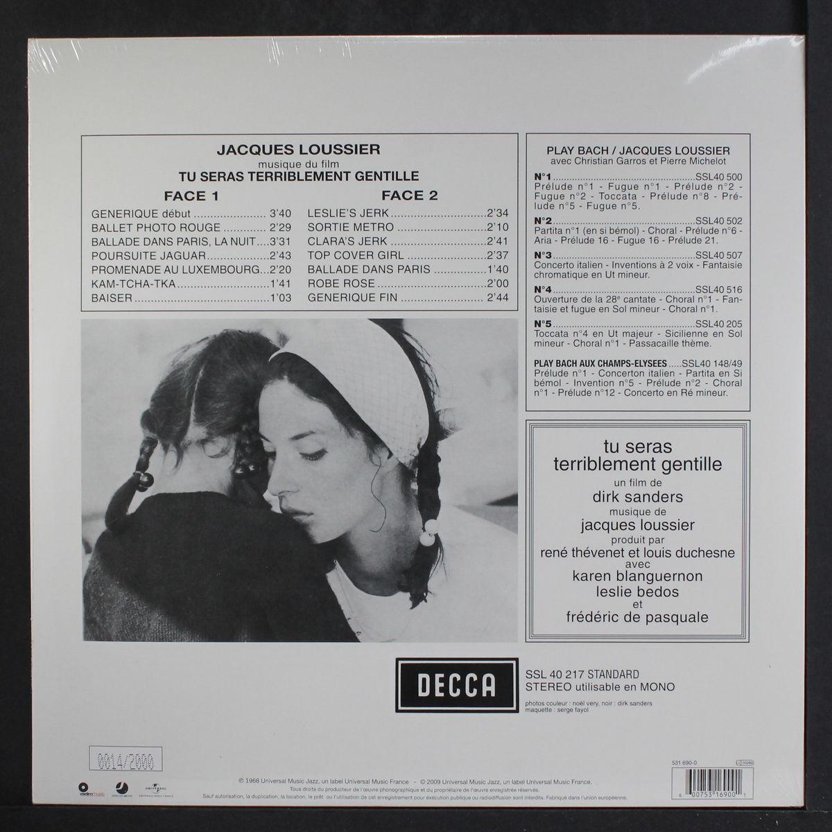 tu seras terriblement gentile (soundtrack) by JACQUES LOUSSIER