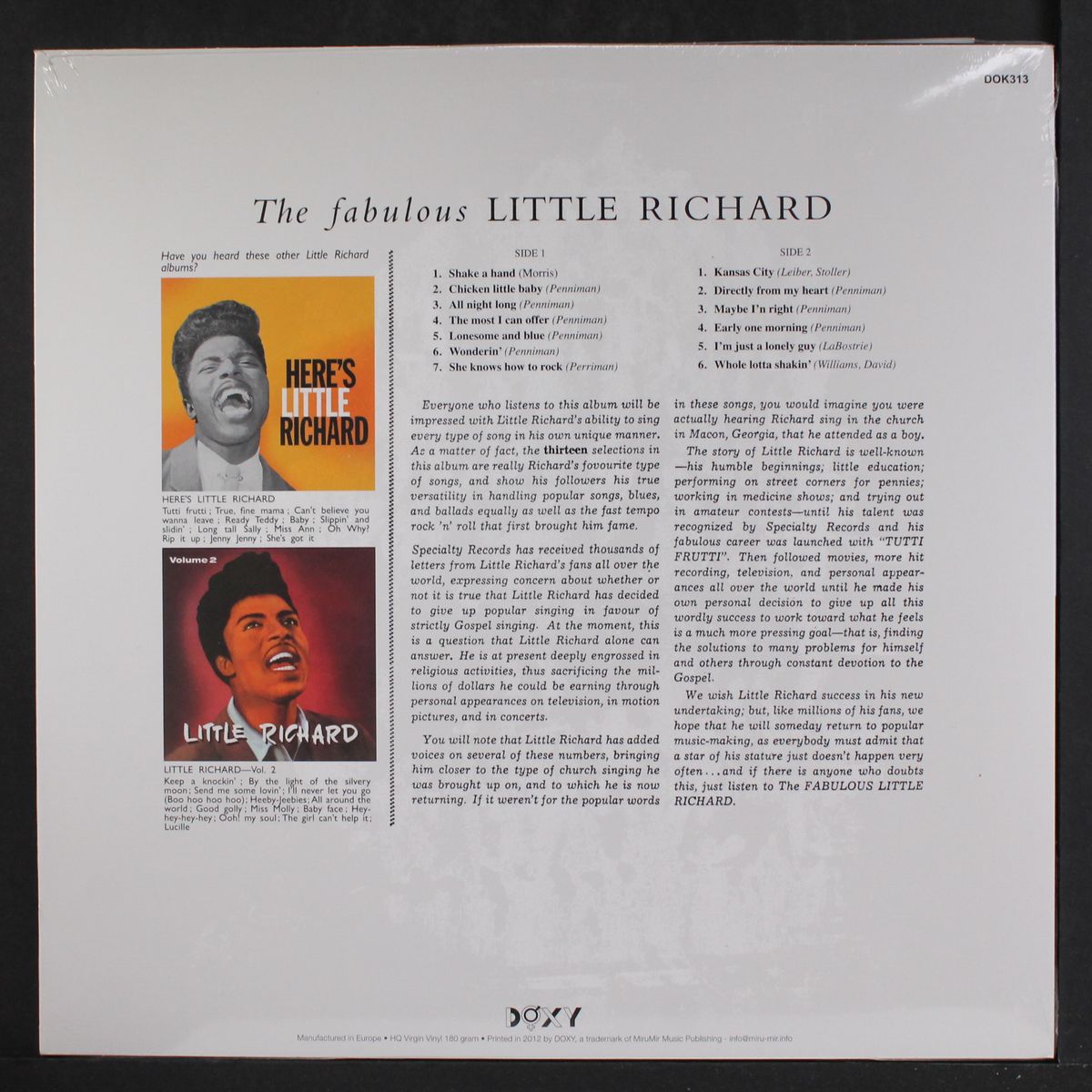 the fabulous little richard by LITTLE RICHARD