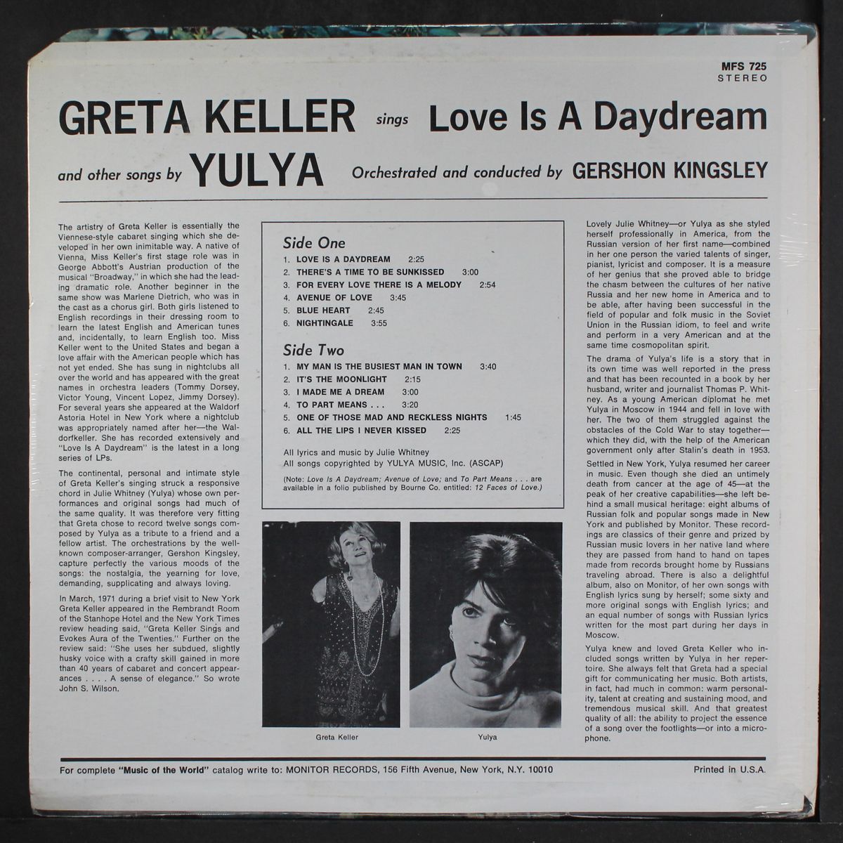 love is a daydream by GRETA KELLER