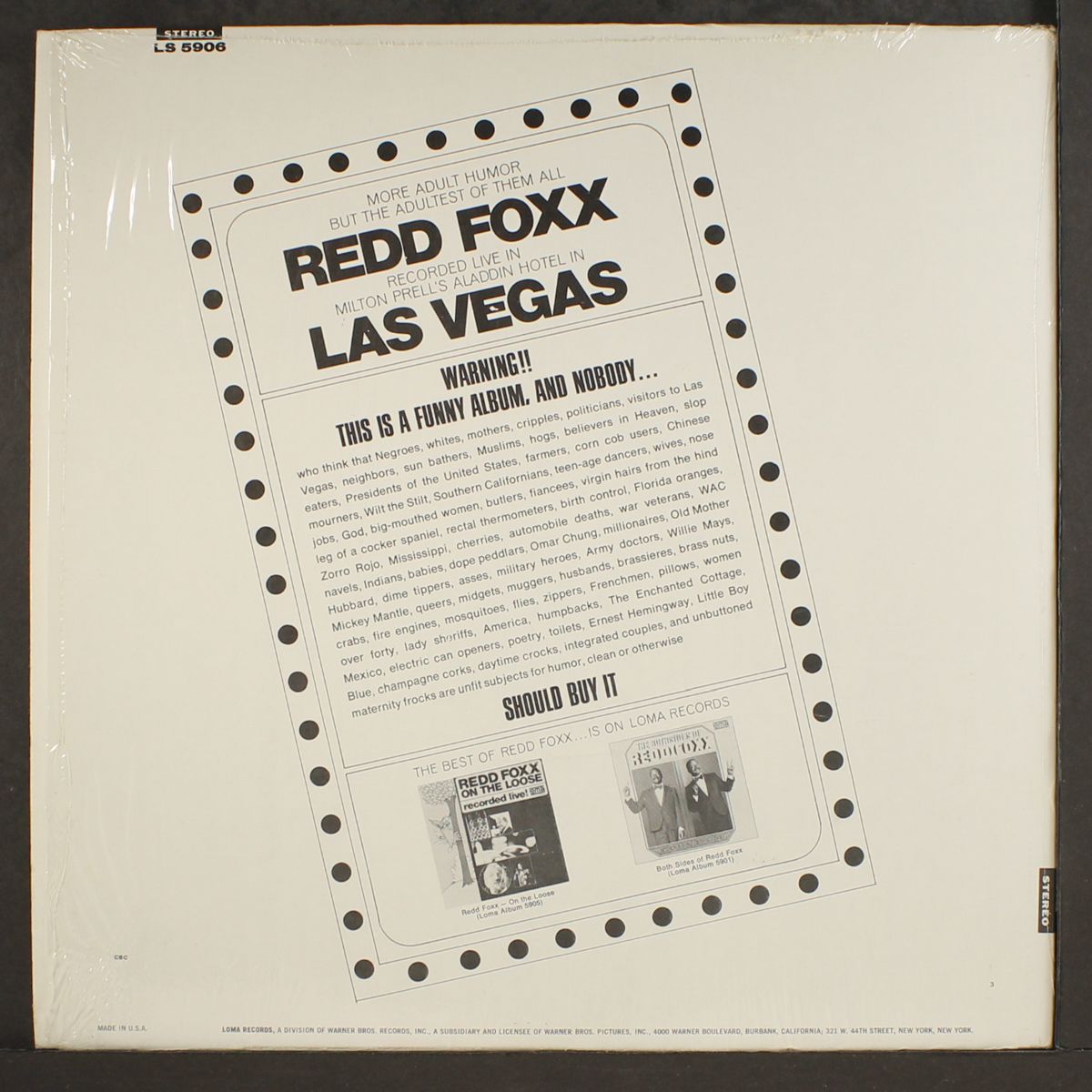 live, las vegas by REDD FOXX