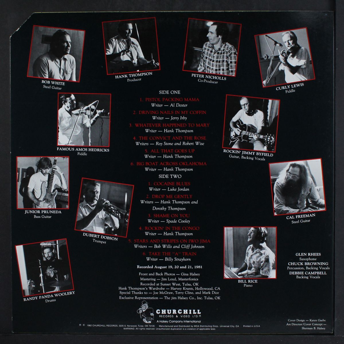 1000 and one nighters by HANK THOMPSON