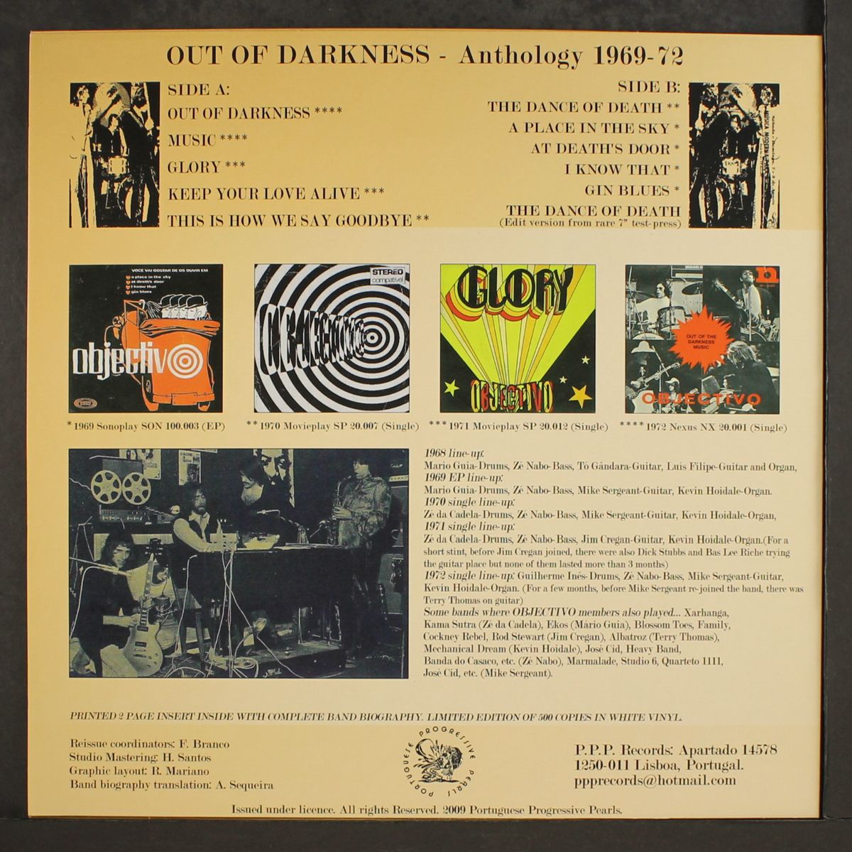 out of darkness-anthology 1969-72 by OBJECTIVO