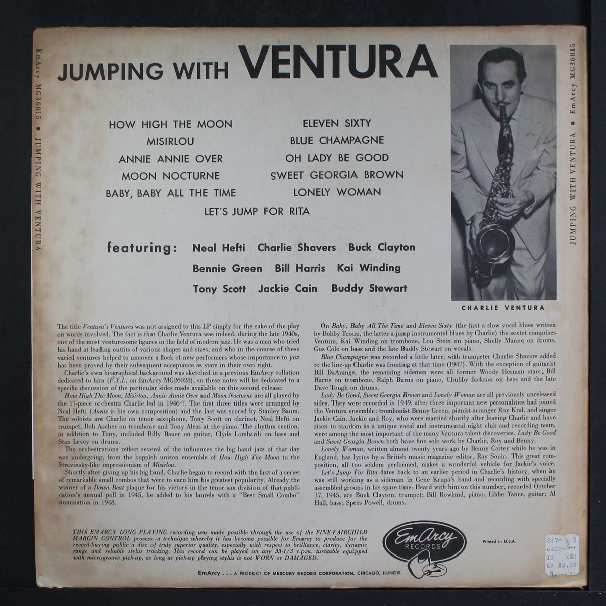 jumping with by CHARLIE VENTURA