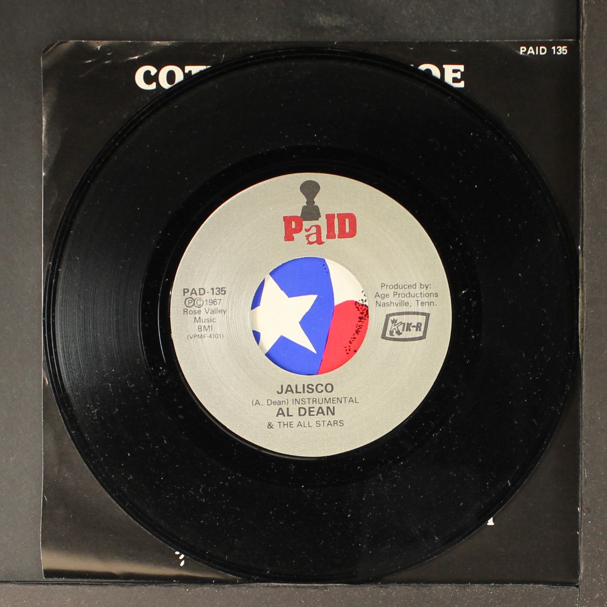 cotton eyed joe / jalisco by AL DEAN