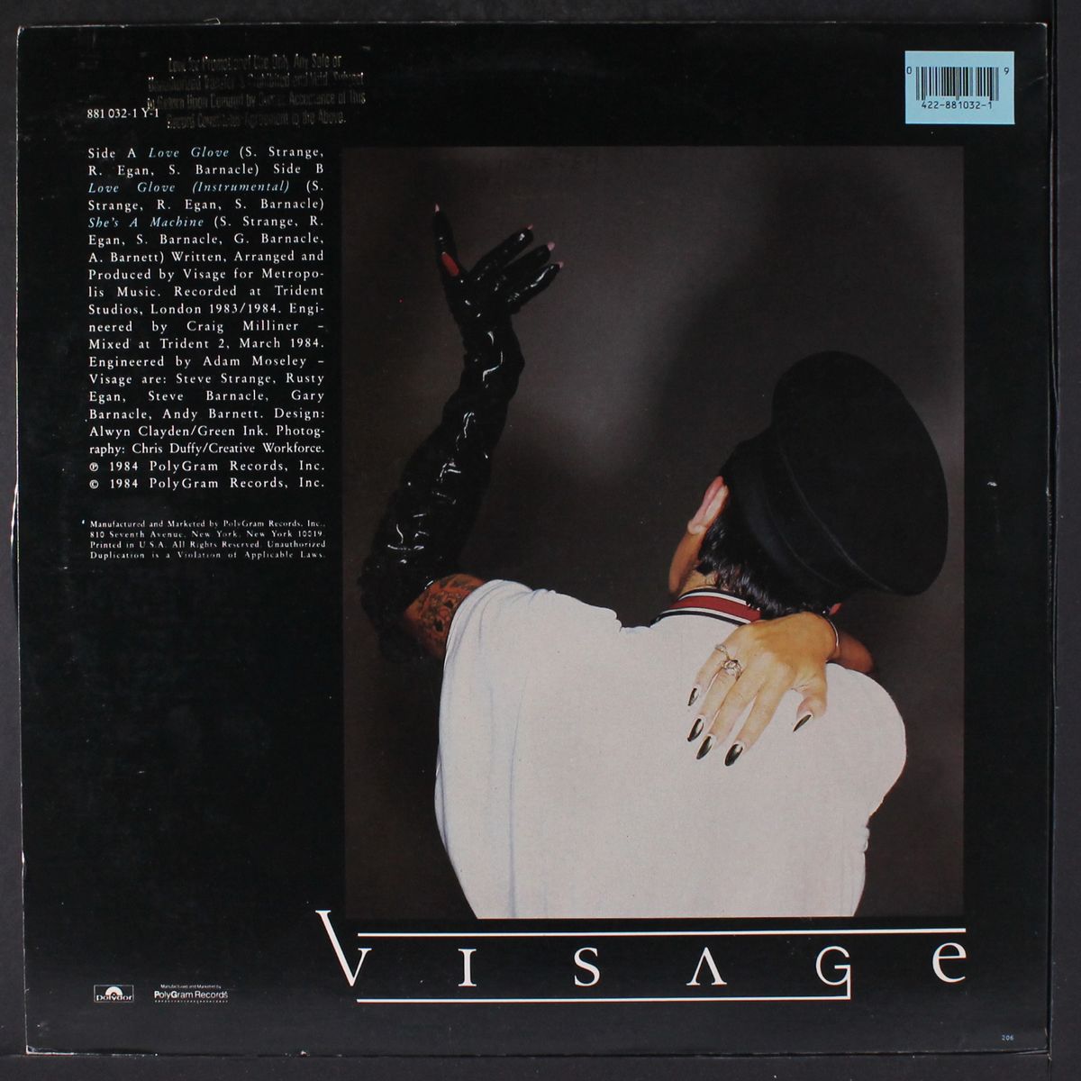 love glove (2 vers.) / she's strange by VISAGE