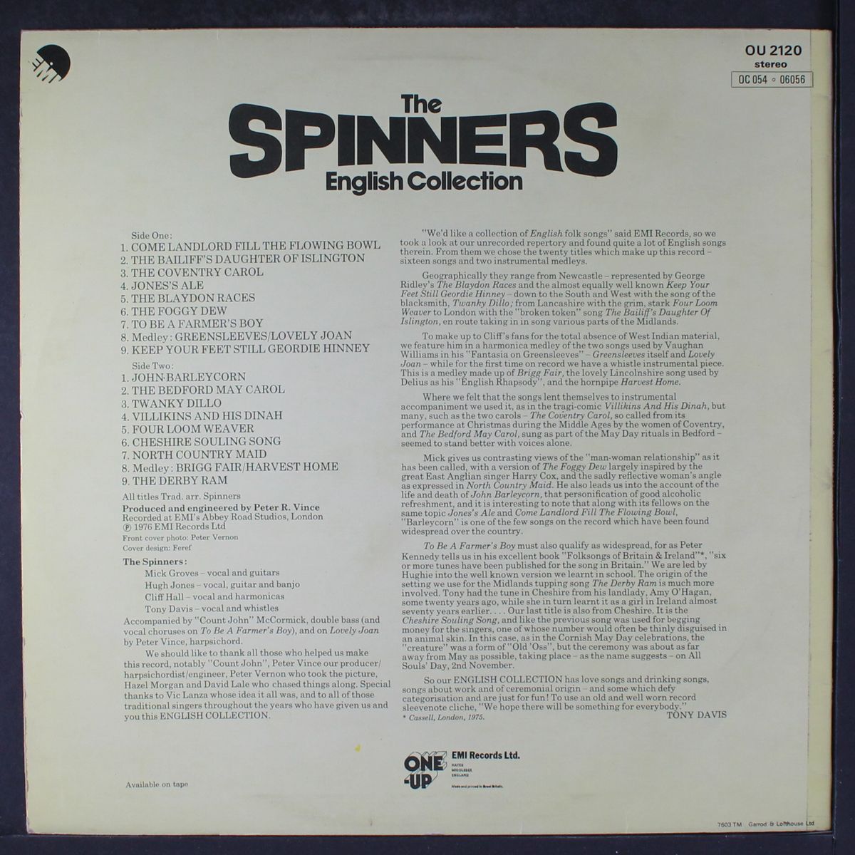 english collection by SPINNERS