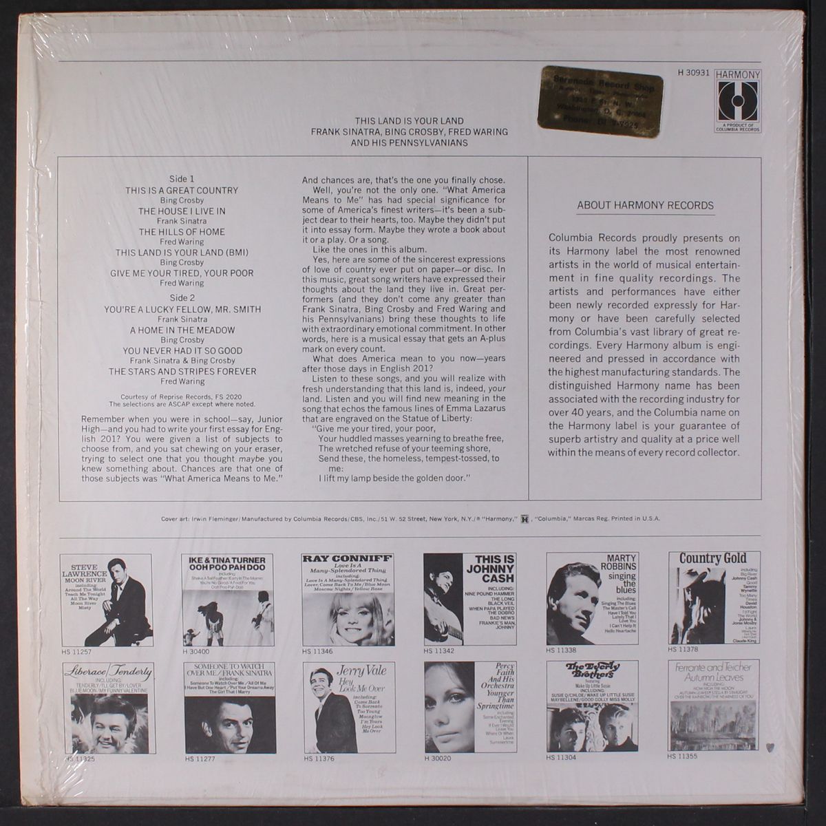 this land is your land by FRANK SINATRA & OTHERS