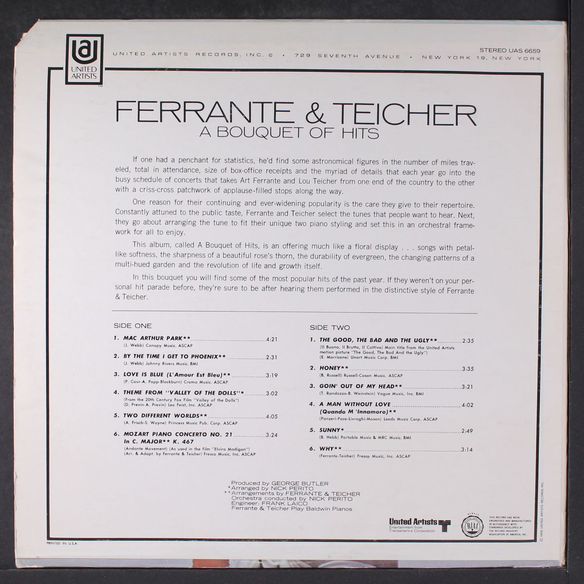 a bouquet of hits by FERRANTE & TEICHER