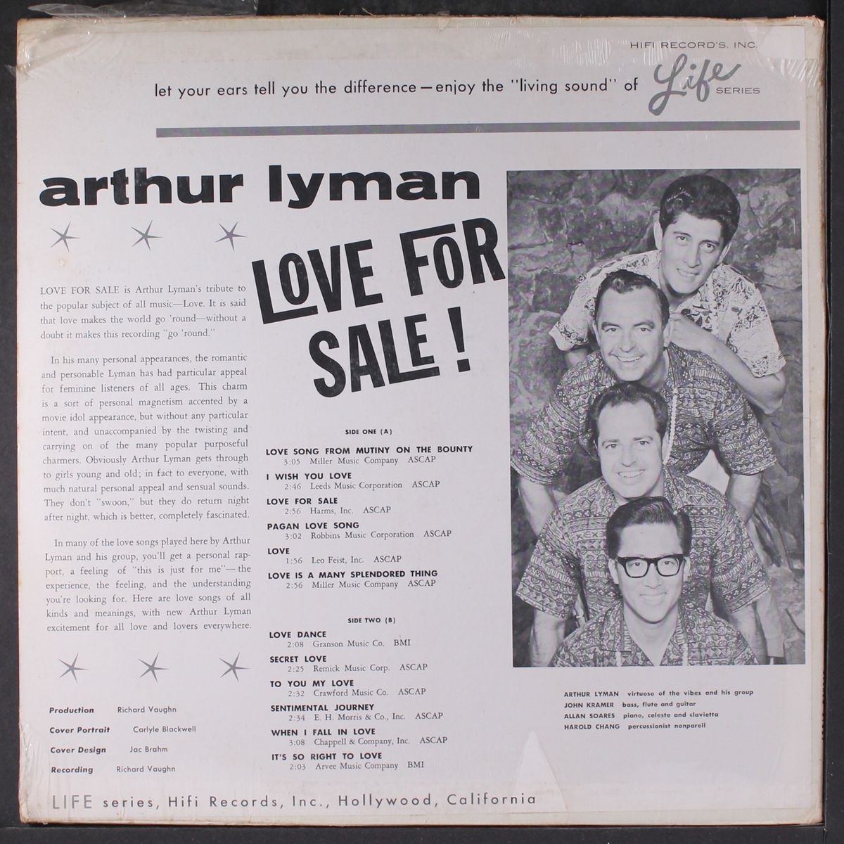 love for sale by ARTHUR LYMAN