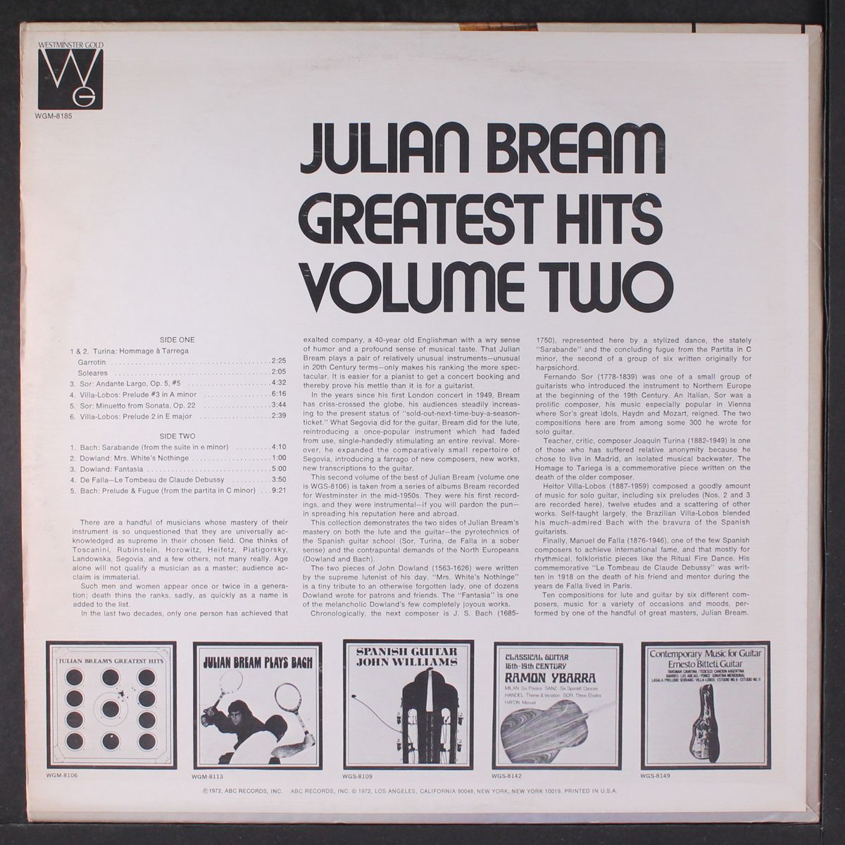 greatest hits vol. 2 by JULIAN BREAM