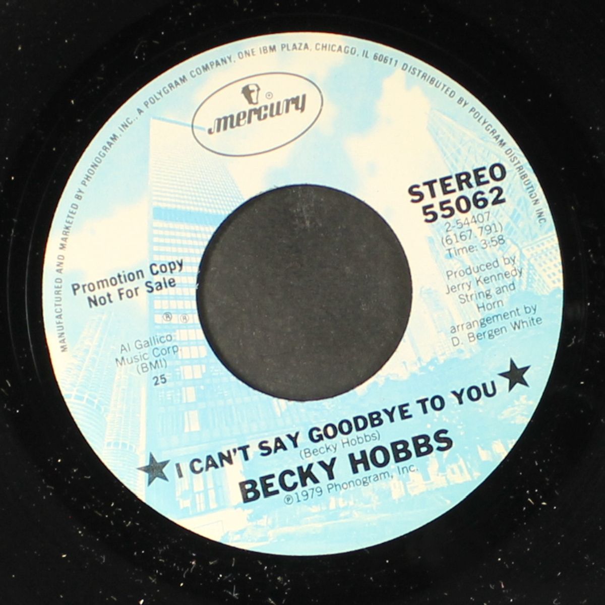 i can't say goodbye to you / same by BECKY HOBBS