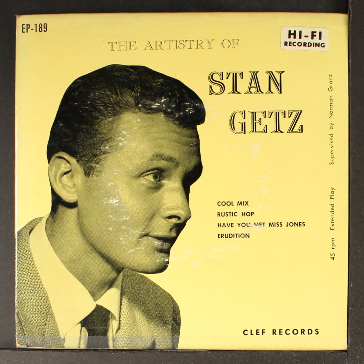 the artistry of by STAN GETZ