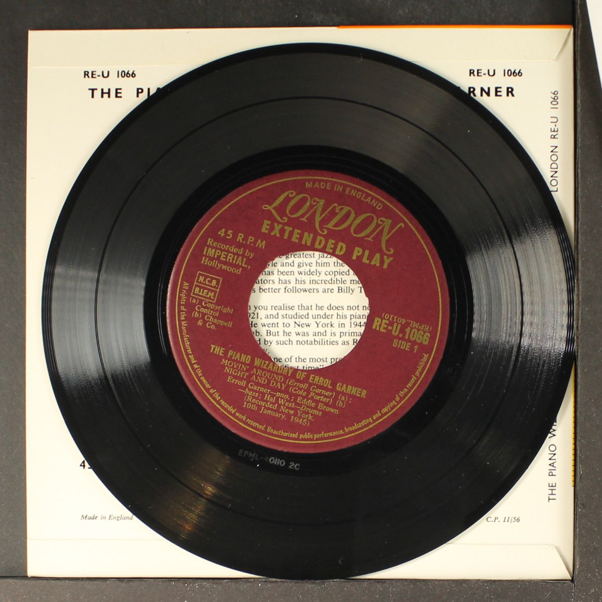 the piano wizardry of by ERROLL GARNER