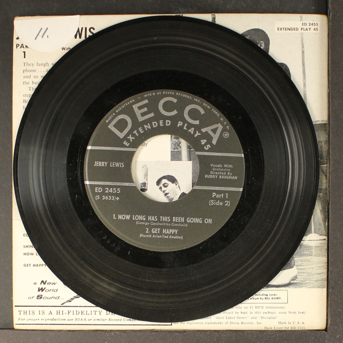 just sings by JERRY LEWIS