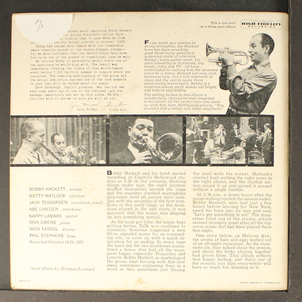 coast concert pt. 2 by BOBBY HACKETT
