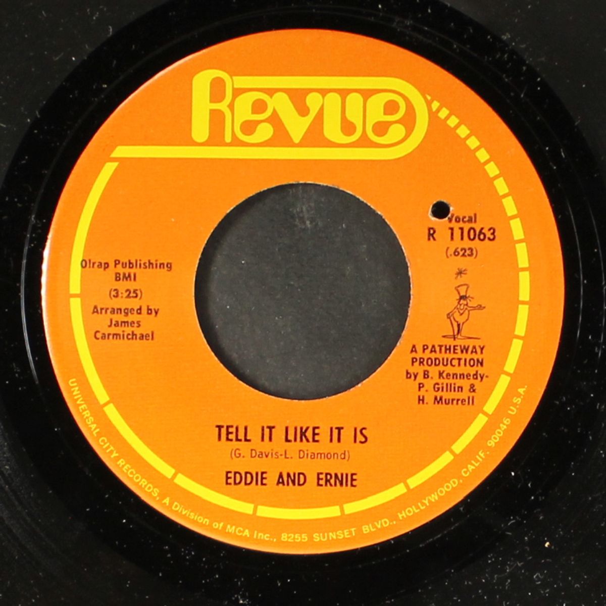you give me love to go on / tell it like it is by EDDIE & ERNIE