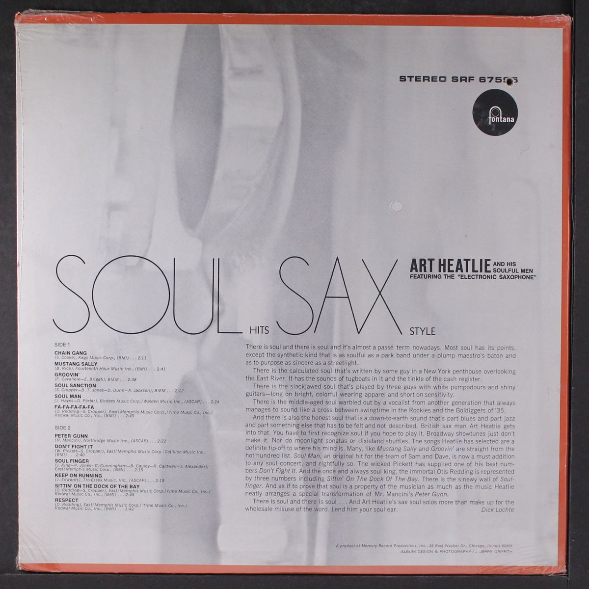 soul hits sax style by ART HEATLIE