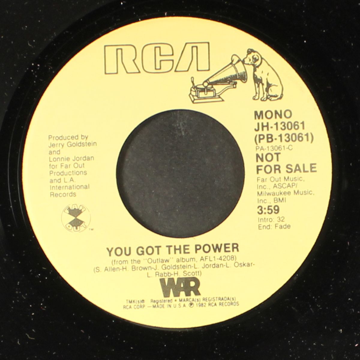 you got the power / mono by WAR