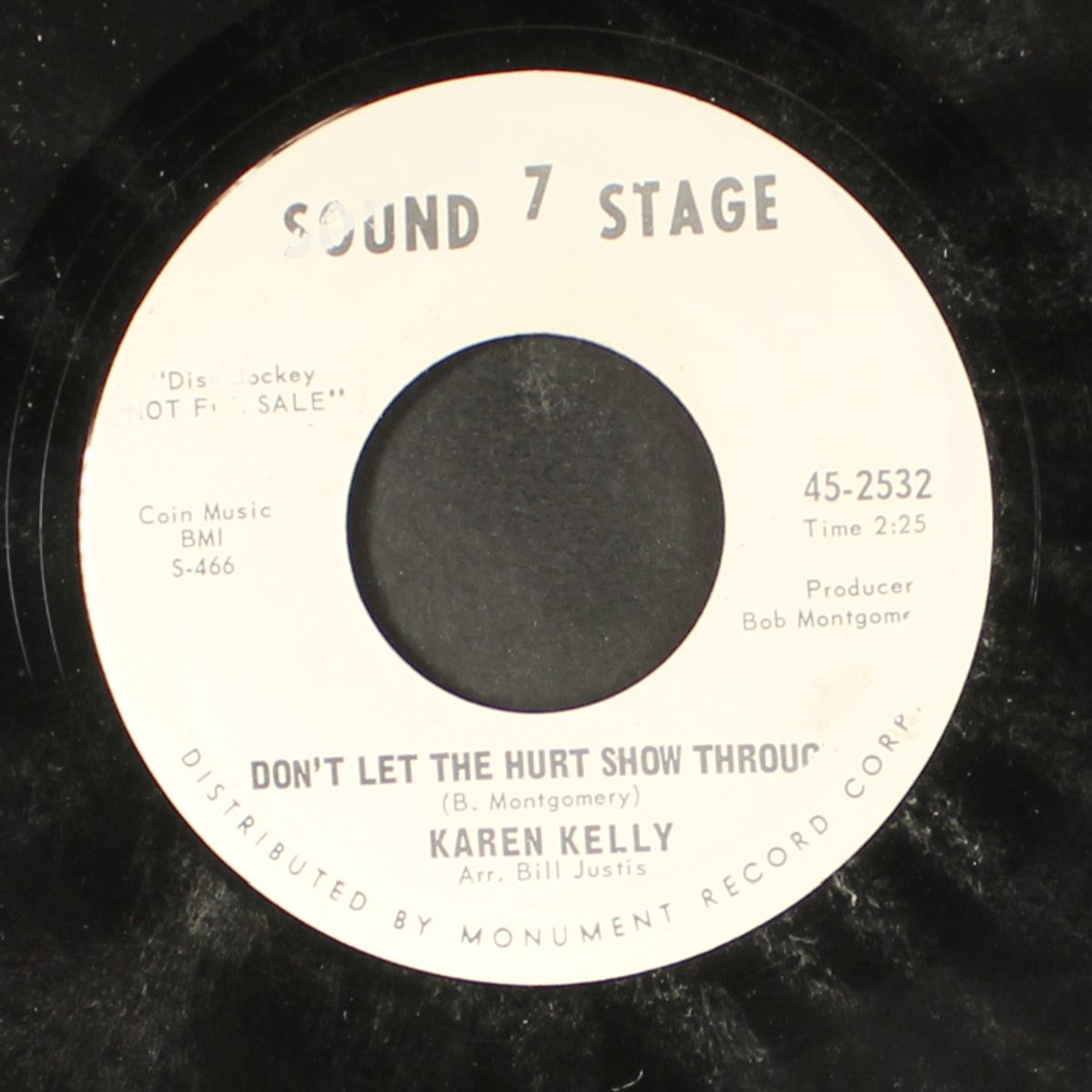 nobody's girl / don't let the hurt show through by KAREN KELLY