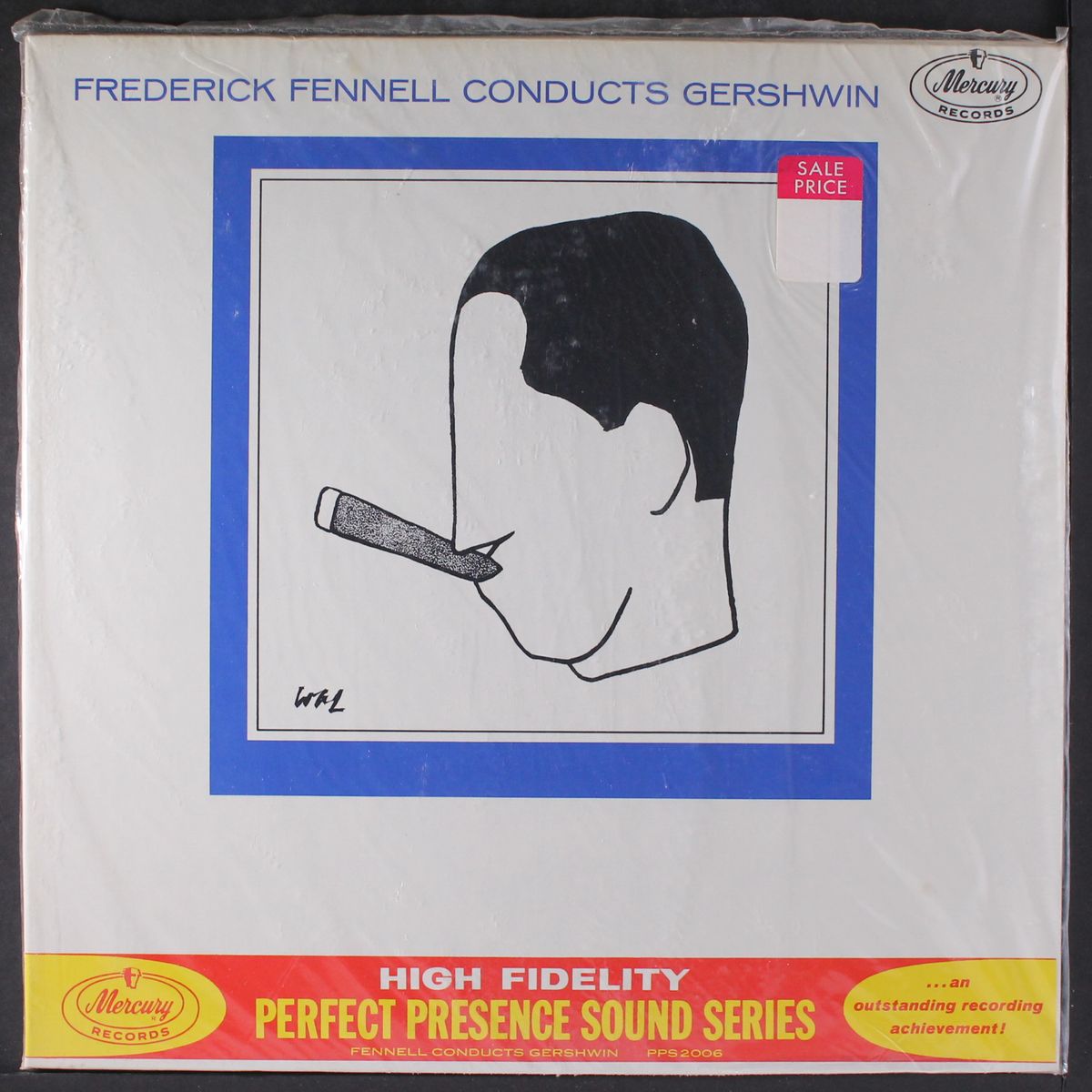 conducts gershwin by FREDERICK FENNELL