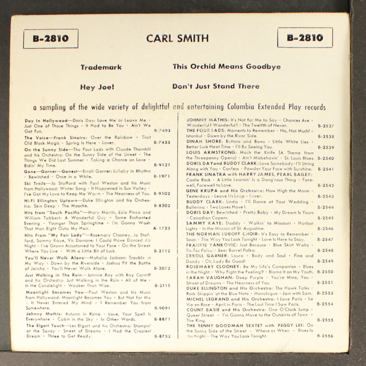 carl smith by CARL SMITH