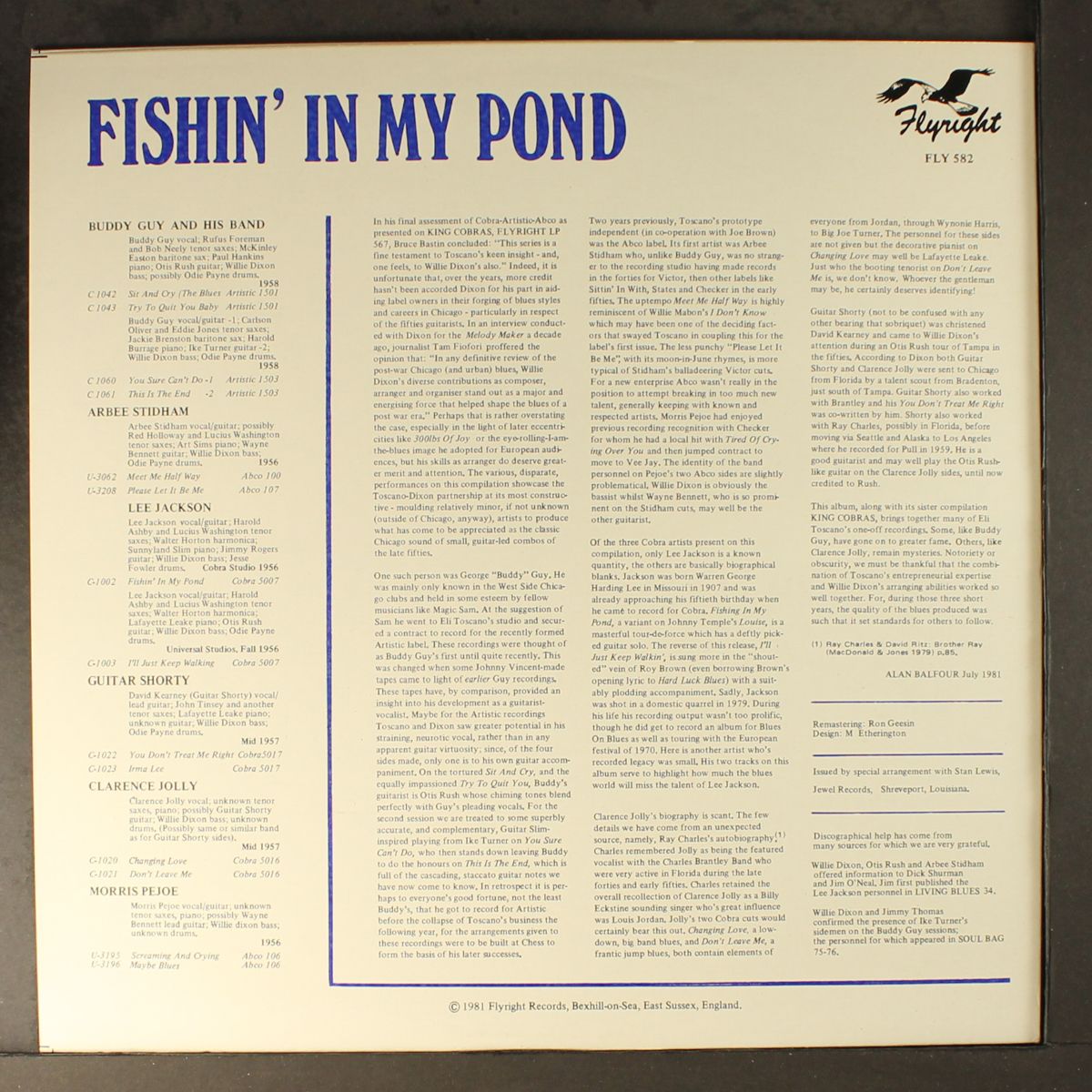 fishin' in my pond, chicago blues bands by VARIOUS