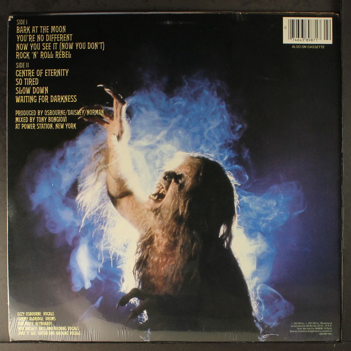 bark at the moon by OZZY OSBOURNE