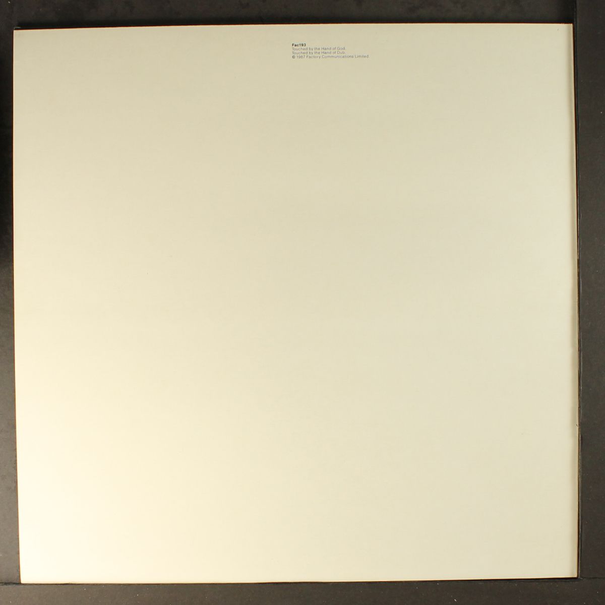 touched by the hand of god by NEW ORDER