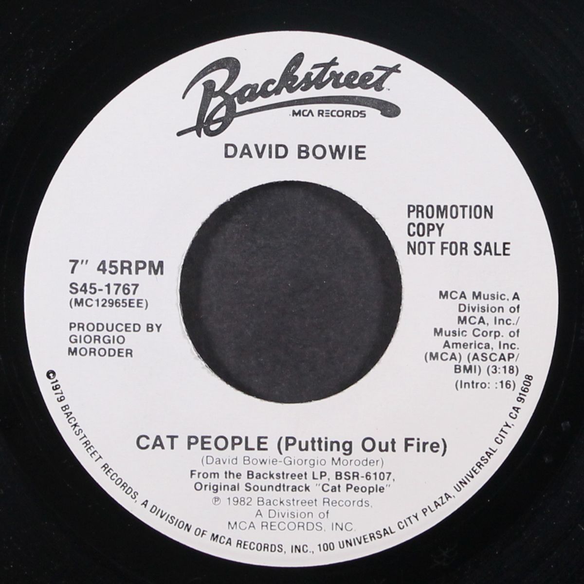 cat people (putting out fire) by DAVID BOWIE / GIORGIO MORODER