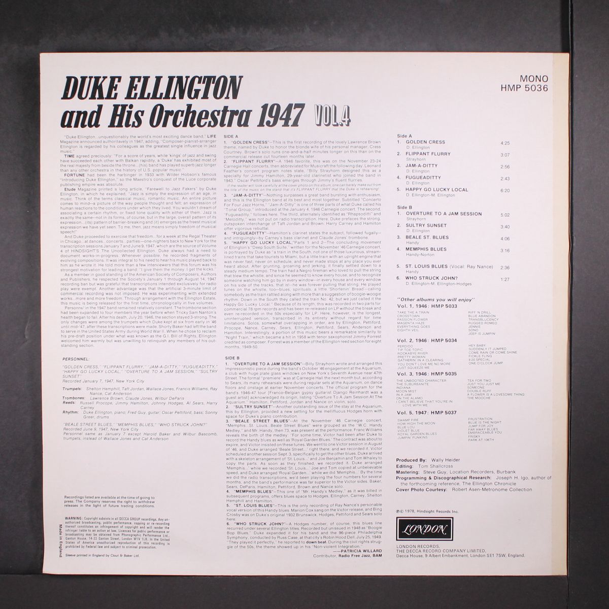 the radio transcriptions, vol. 4 by DUKE ELLINGTON