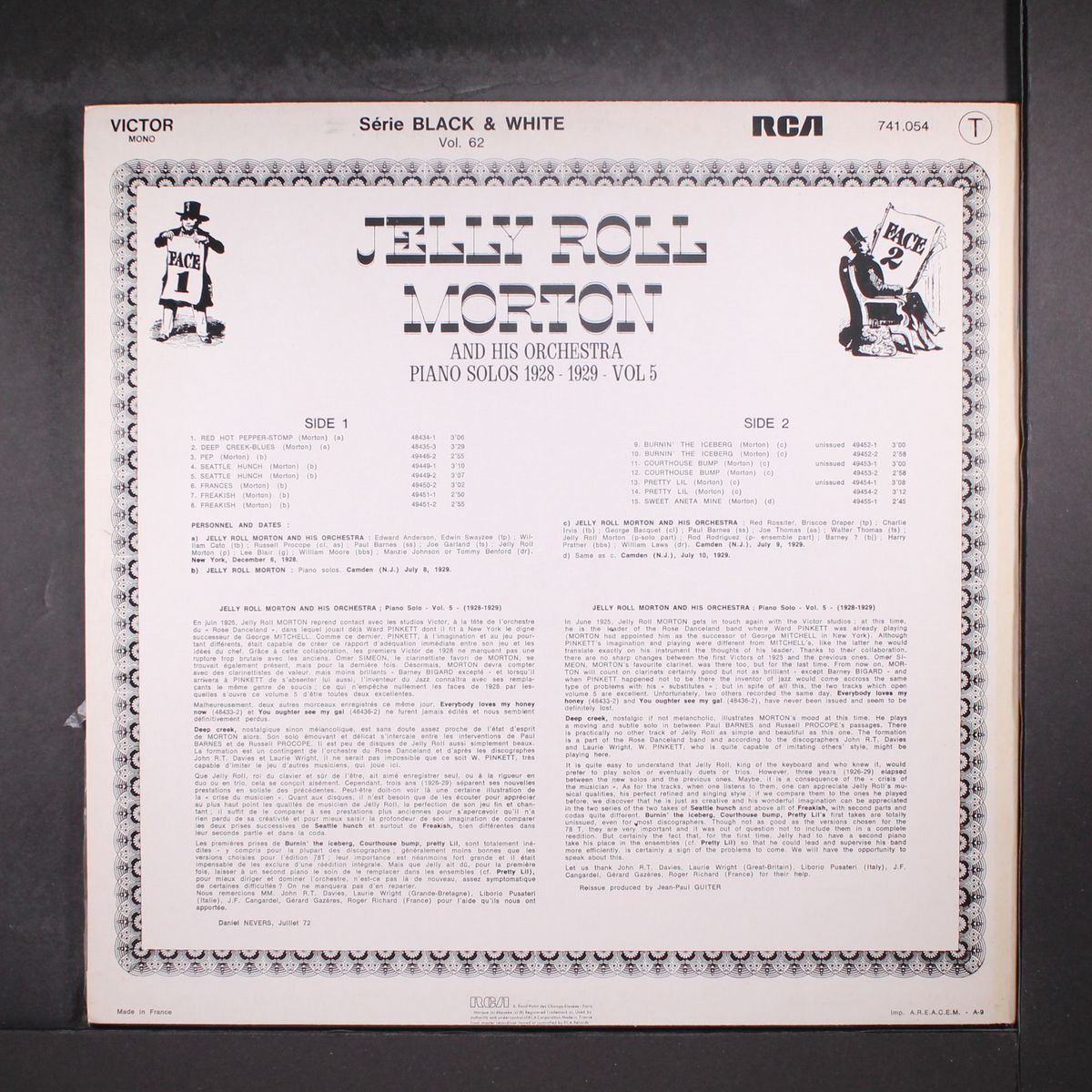 piano solos 1928-1929, vol. 5 by JELLY ROLL MORTON