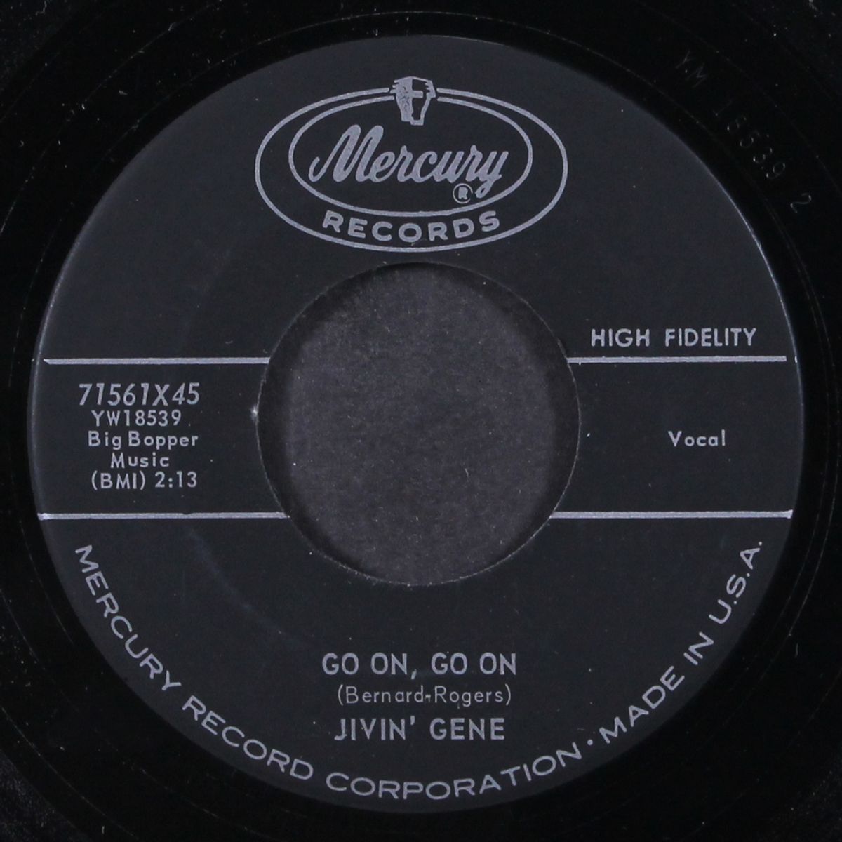 you're jealous / go on, go on by JIVIN' GENE