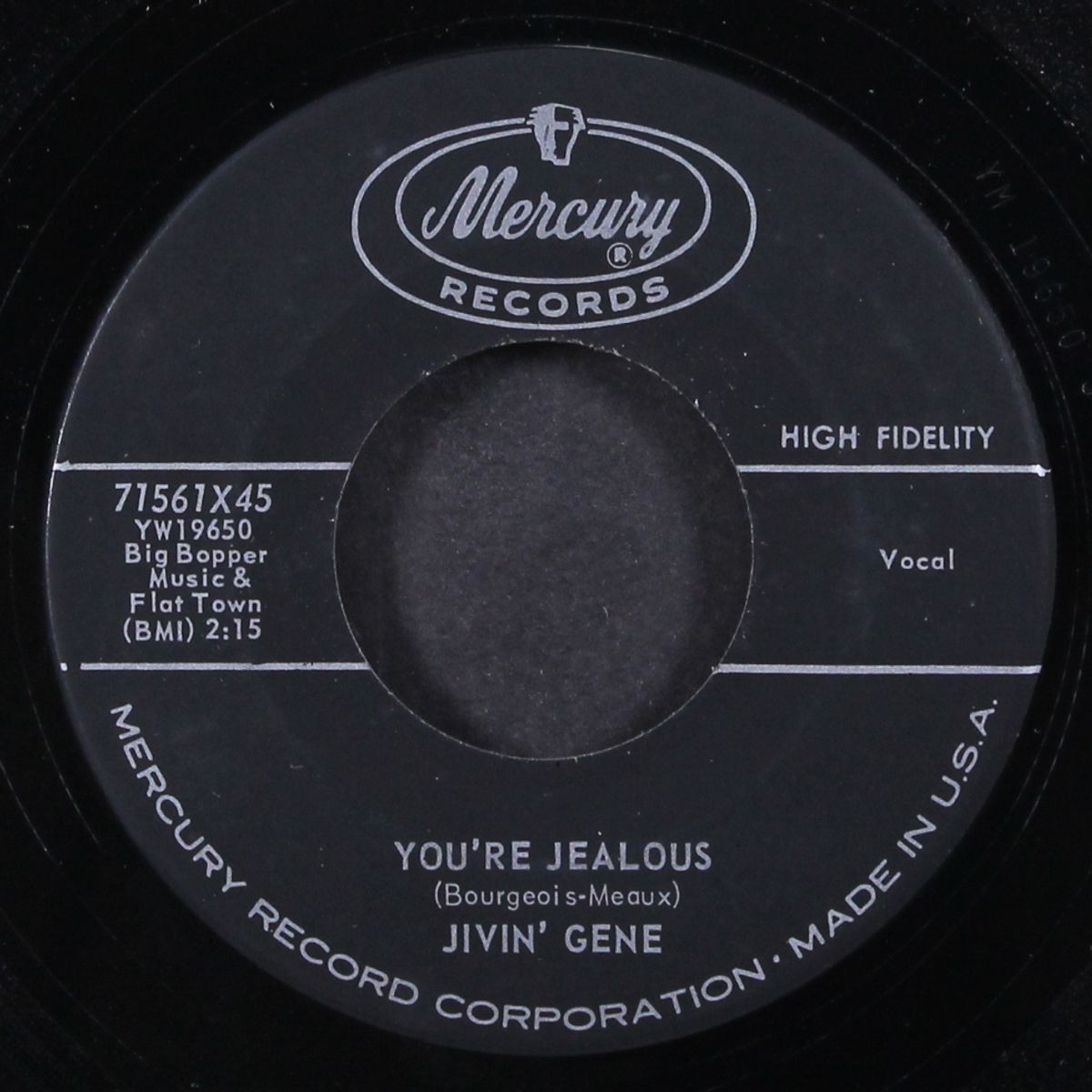 you're jealous / go on, go on by JIVIN' GENE