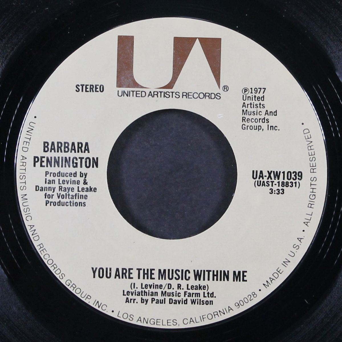 you are the music within me / running in another direction by BARBARA PENNINGTON
