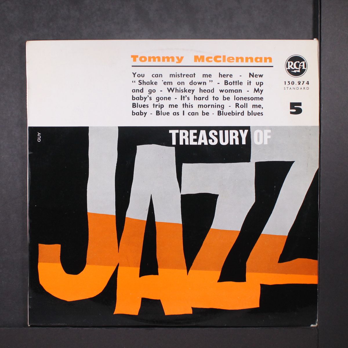 treasury of jazz 5 by TOMMY MCCLENNAN