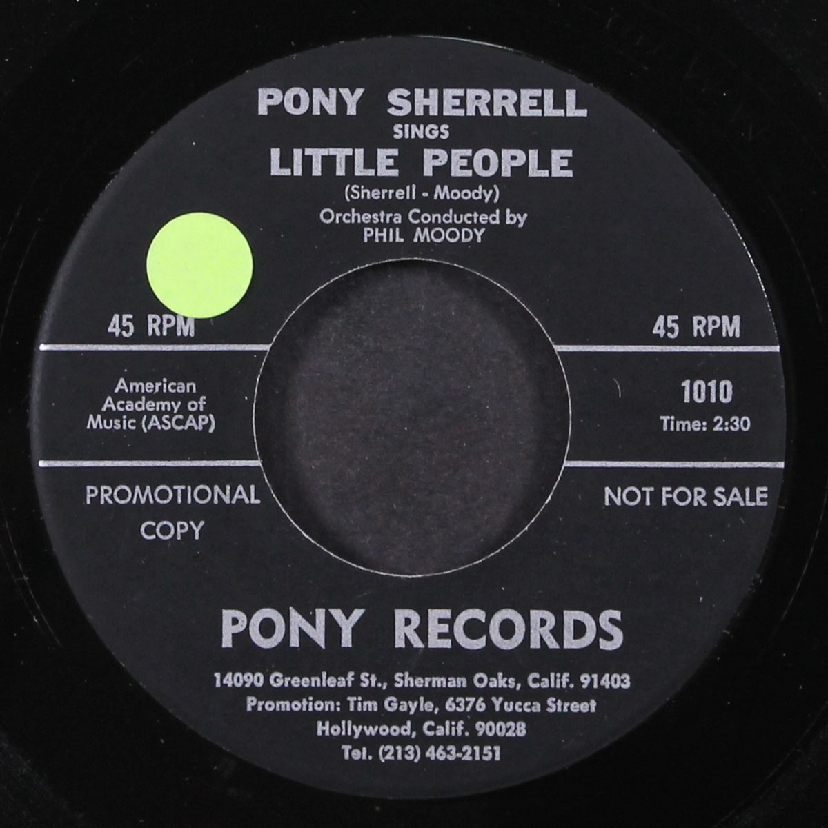 little people / send us a miracle by PONY SHERRELL