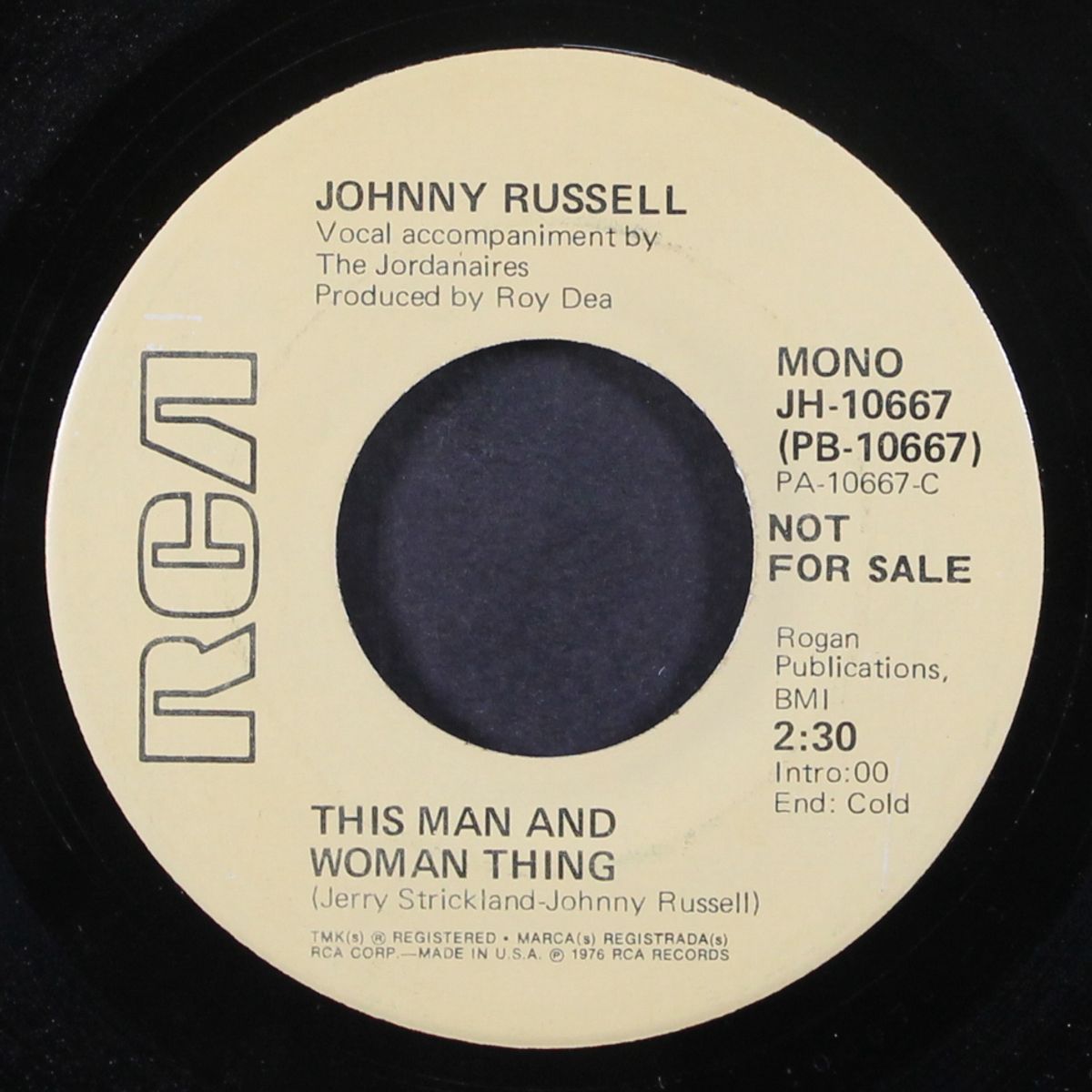 this man and woman thing by JOHNNY RUSSELL