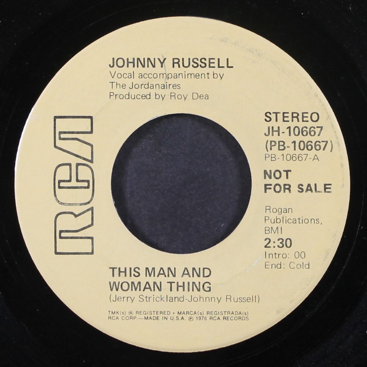 this man and woman thing by JOHNNY RUSSELL