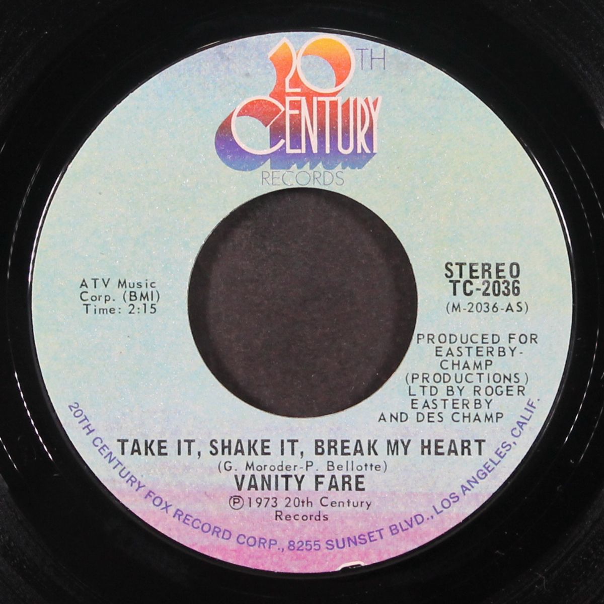 take it shake it break my heart / down home by VANITY FARE